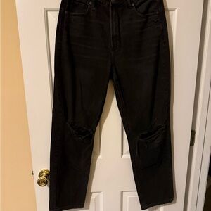 American Eagle Outfitters Black Straight Leg Jeans